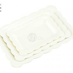 花邊長(zhǎng)方餐盤(4、6PCS